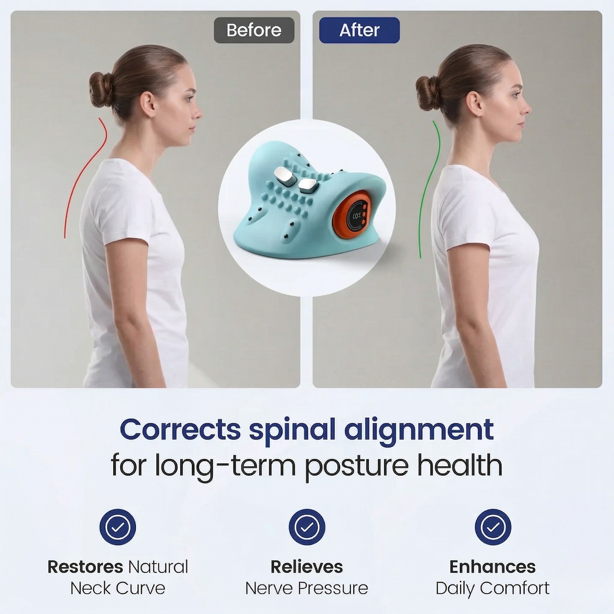 NeckEase Pro™ – Smart Neck Massager