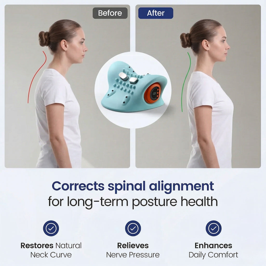NeckEase Pro™ – Smart Neck Massager