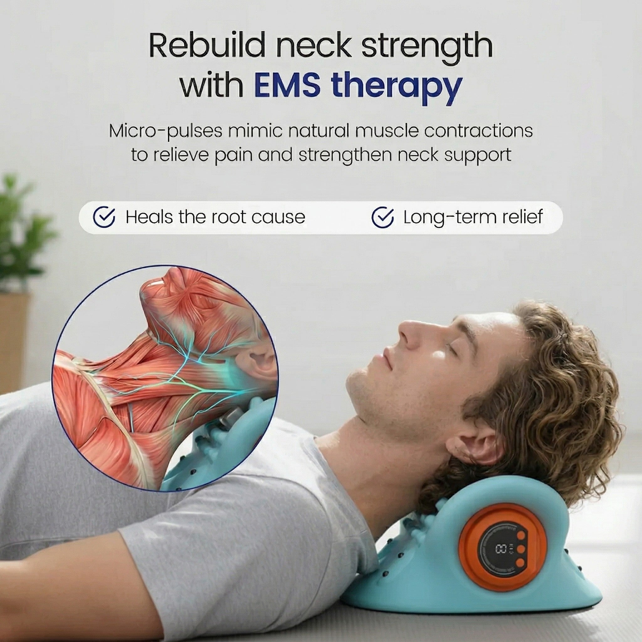 NeckEase Pro™ – Smart Neck Massager